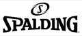 Spalding Logo Oval Schwarzes Spalding-Logo mit kursivem "S" in einem Oval über dem ausgeschriebenen Markennamen.