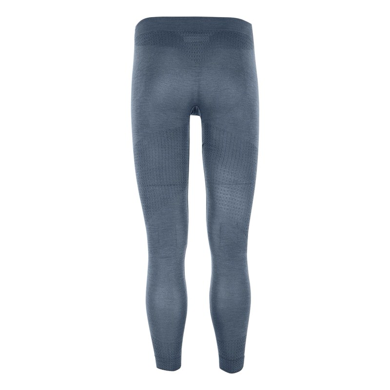 Graue Salewa Zebru Tight für Herren, von hinten, mit sichtbarer Strickstruktur.